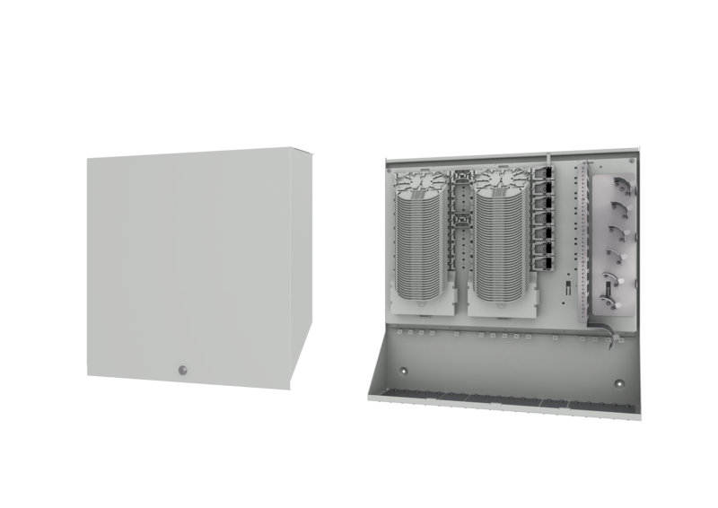 2LINE Customer Outlet Box COB - Optic fibre management system